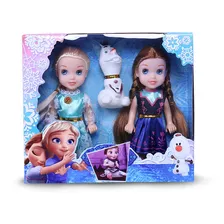 Muñeca Frozen Figura Básica Ana Y Elsa Paquete De 2