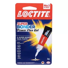 Cola Super Bonder Power Flex Gel Eficiente 2g Henkel Loctite