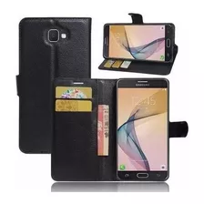 Capa Carteira + Pelicula Vidro P/ Galaxy J7 Prime / Prime 2