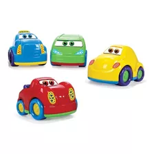 Carrinhos Baby Cars Com 4 Peças - Big Star