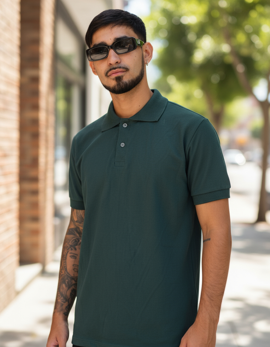 Chomba De Pique 100% Algodón Manga Corta Uniformes Empresas