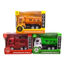 Camioncitos Infantiles Oficios A Friccion Varios Modelos 