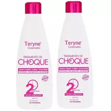 2 Tratamento De Choque 1 Litro Teryne Promoção 