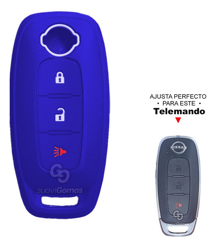 Forro Protector Silicona Llave Smart 3b Nissan Qashqai Foto 3