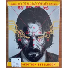 Bluray Steelbook John Wick 3 Parabellum - Gift Set - Lacrado