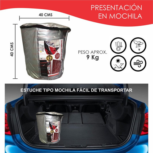 Funda Cubierta Lona Cubre Para Hyundai Grand I10 Sedan 2024 Foto 4