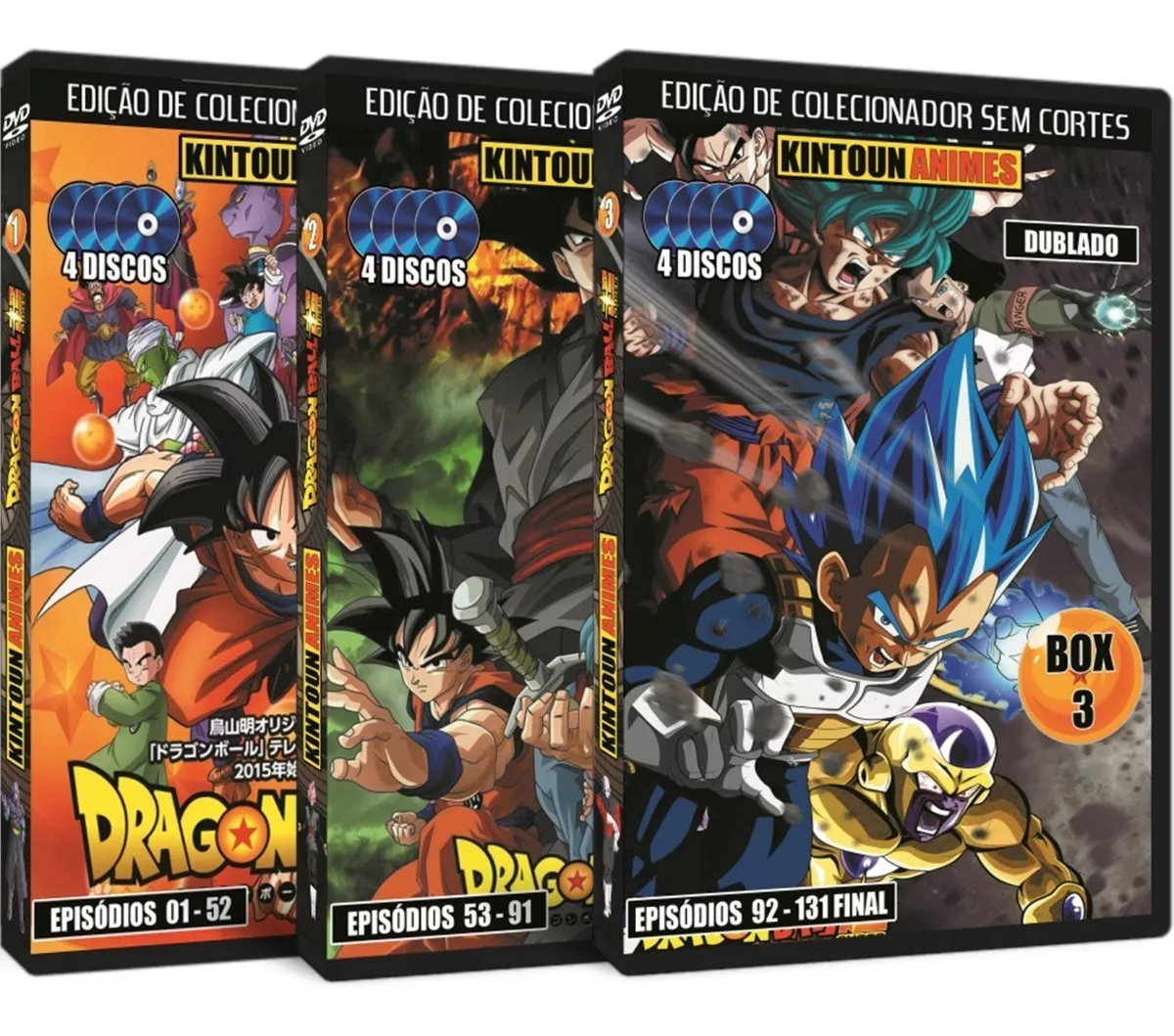 Dragon Ball Super Totalmente Dublado Em Dvd + Filme Broly
