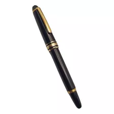 Caneta Montblanc Original Mozart Tinteiro Ponta 14k Média 