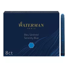 Waterman Repuesto Para Plumas Cartuchos Tinta Azul 16 Uni