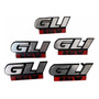 Emblema Generico Vw Golf Gti 16v A2 85-92 Rojo