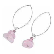 Aretes Anzuelo - Handmade Chip Stone Drop Earrings For Women