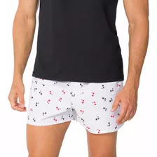 Cueca Samba Canção Masculina 100% Algodão Estampada Trifil