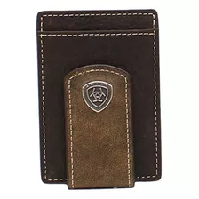 Cartera Hombre Ariat Shield Concho Marrón A3544702