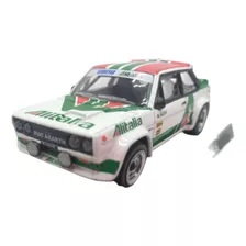 Fiat 131 Abarth Escala 1:43 Burago 9cms Metálico.