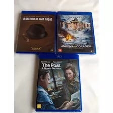 Blu-ray O Destino Uma Nação + Homens De Coragem + The Post 