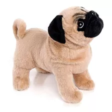 Boni 12.5 Pulgadas Brown Pug Animal De Peluche, Pug Perro De