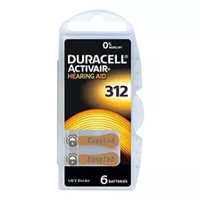 Pilas Para Audífono De Tamaño 312 Duracell