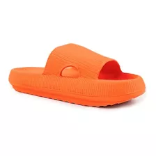 Chinelo Sandália Ortopédica Fly Feet Nuvem Cor Laranja