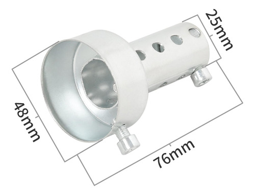 5 Silenciador De Lata De Escape Para Motocicleta, Foto 3
