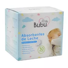 Bubu Absorbentes De Leche 30 Unidades