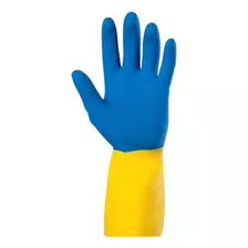 12 Luvas Limpeza Neoprene Látex Casa Cozinha Neolátex Danny