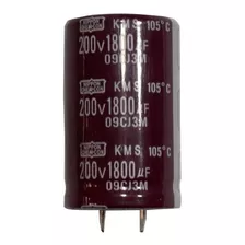 Capacitor Eletrolítico 1800uf 200v 30mm 50mm 105°c