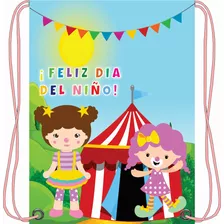 43pz Morralitos Dulceros Personalizados- Dia Del Niño 