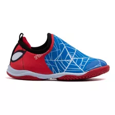 Tênis Infantil Dray Marvel Spider Man Azul/vermelho