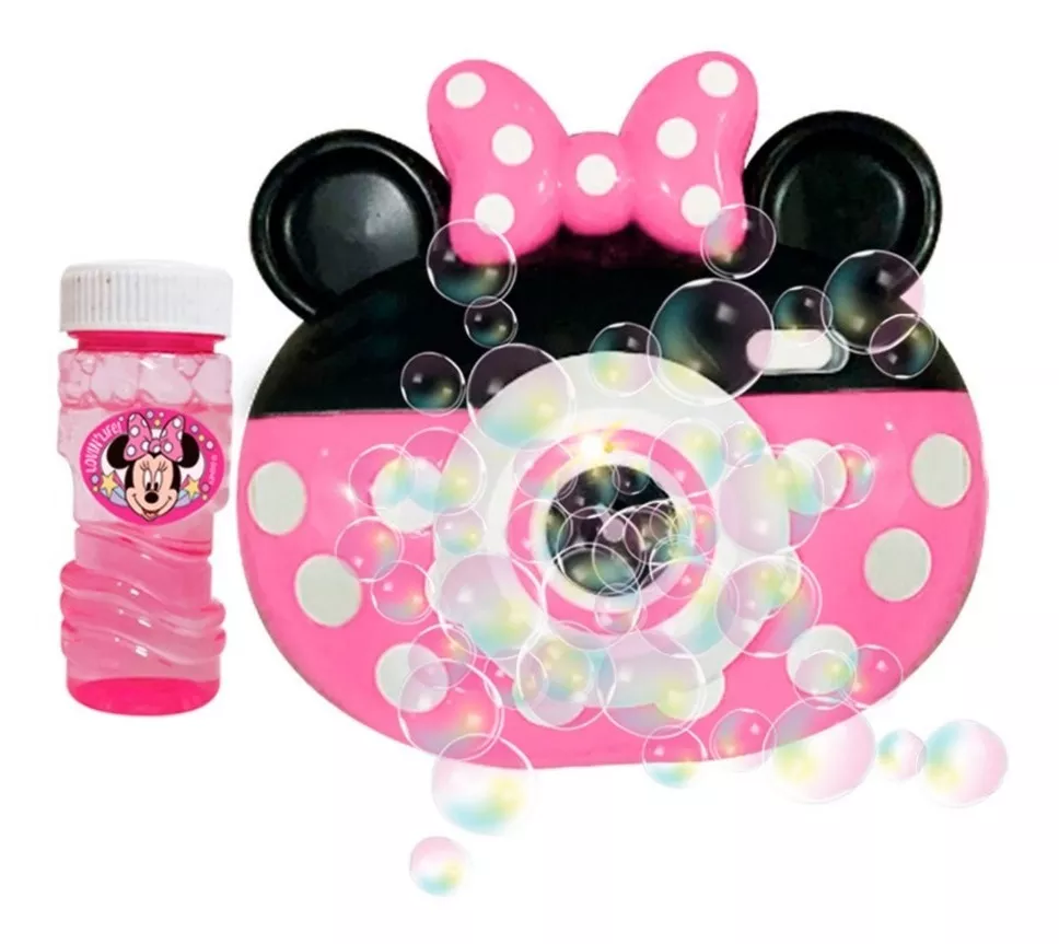 Minnie Mouse Camara Burbujero C Luz Y Melodias Disney Ditoys