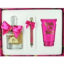 Set Perfume Dama Juicy Couture Viva La Juicy 3 Pzas Usa