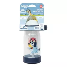 Vaso De Agua Bluey C/ Popote Y Flotador P/ Niños 355ml *sk Bluey Sip And See