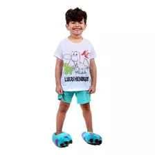 Pijama Infantil De Colorir Personalizado Presente Criança