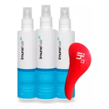 Kit 3 Imunehair Spray Leave-in- 200ml + 1 Escova De Cabelo