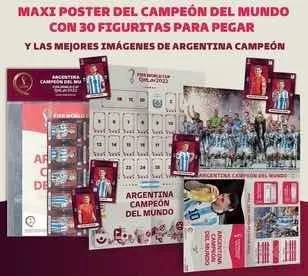 Maxi - Poster Argentina Campeon Del Mundo 2022 - Nuevo