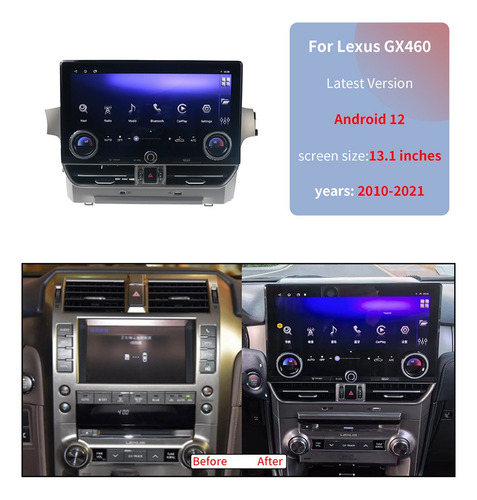 ltimo Radio Multimedia Estreo Lexus Gx400 Gx460 2010-2021 Foto 2