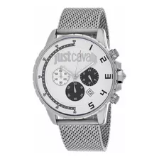 Reloj Hombre Just Cavalli Jc1g063m025 Cuarzo Pulso Plateado 