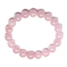 Pulseira Quartzo Rosa 8mm Pedra Natural Promoção