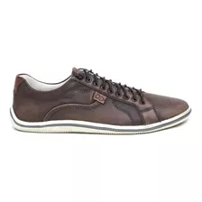 Zapatilla De Cuero Democrata Hombre Rave 034029