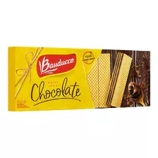 Biscoito Waffer De Chocolate Bauducco 140g - Cx C/54 Un