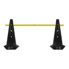 Barreira Para Salto Ajustável 3 Níveis Com Cone 50cm