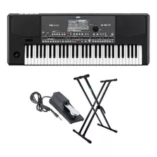 New K.0rg Pa600 61-key Professional Keyboard / Stand + Pedal