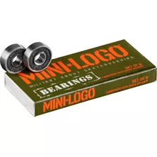 Mini Logo Rodamientos Para Monopatin Serie 3 0.315 In 8 Pack