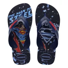 Chinelo Havaianas Infantil Max Heróis Tira Larga Super-homem