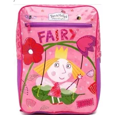 Mochila Escolar Infantil Dmw 10951 Ben & Holly Cor Rosa