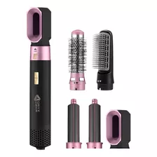 Set Moldeador Cepillo Secador Eléctrico 5 En 1 Fucsia 