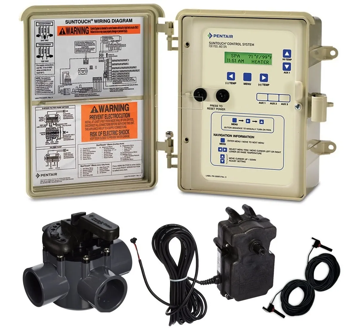 Control Solartouch Pentair para Calentamiento Solar Albercas y
