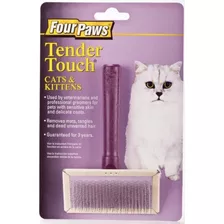 Four Paws Cepillo De Alambre Para Gatos Tender Touch Slicker