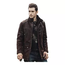 Chaqueta De Cuero Genuino Caballeros Hombre Moda 2020 Ill