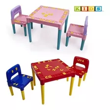 Mesa Infantil Colorida Com 2 Cadeira Tritec - 3827