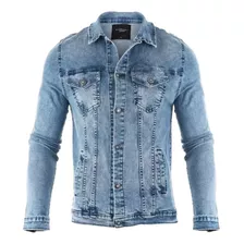 Campera De Jean Elastizada Hombre